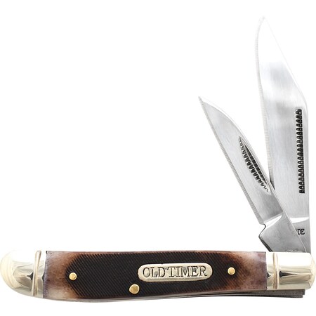 Old Timer Old Timer Dog Leg Multi-Blades 2.125 in Blade Delrin Handle 72OTB